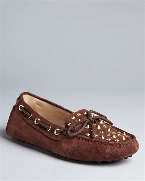 michael kors leather moccasins|michael kors moccasin flats sale.